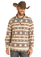 Rock & Roll Denim Men's Stripe Performance Pullover