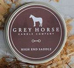 Grey Horse Candle Tin - High End Saddle Grey Horse Candle Tin - High End Saddle