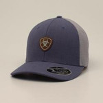 Ariat Men's FlexFit 110 Small Shield Cap - Light Blue