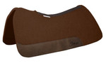 5 Star Equine All Around Western Saddle Pad with Flex Fit and Cinch Cut Out - 3/4" Dark Chocolate