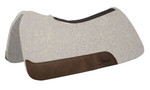 5 Star Equine All Around Western Saddle Pad with Flex Fit and Cinch Cut Out - 3/4" Natural