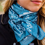 Rodeo Drive Wild Rag - Blue/White Paisley Rodeo Drive Wild Rag - Blue/White Paisley