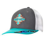 Ariat® Aztec Logo Snap Back Cap - Grey