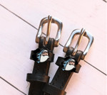 ManeJane Wild Shark Charm Black Spur Straps