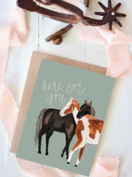 Tirzah Lane Art Here For You Sympathy Card