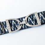 Ellany Lantanas - 1.5" Silver Stirrup Elastic Belt