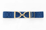 Ellany Royal Tribal - 1.5" Gold Stirrup Elastic Belt