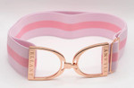 Ellany Madelyn - 2" Rose Gold Stirrup Elastic Belt