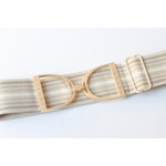 Ellany Bethany - 2" Gold Stirrup Elastic Belt