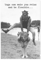 Primitives by Kathy "Yoga Your Choice" Greeting Card