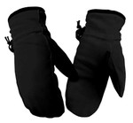Hand Armor Gloves Deer Suede Women’s Fashion Mitten - Black