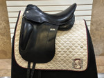 Used 17.5" Sommer Savoie Flextra Monoflap Dressage Saddle  W