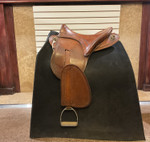 Used 16.5" Fabtron Buena Vista Plantation Saddle W Used 16.5" Fabtron Buena Vista Plantation Saddle W