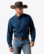 Ariat® Men's Lightweight Solid Twill Classic Fit Long Sleeve Shirt - Key Largo