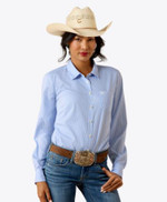 Ariat® Kirby Pro Long Sleeve Shirt - Ultramarine Stripe