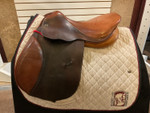 Used 16.5" Pessoa Paris Close Contact Saddle M