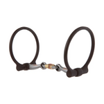 Weaver™ All Purpose Offset D Ring Snaffle Bit with 5" Sweet Iron Copper Wire Wrapped Dogbone Mouth