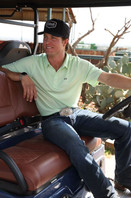 Cinch® Men's Arenaflex® Polo - Green Stripe