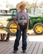 Cinch® Youth Graphic Tee - Cow Skull