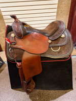 Used 16" Dale Chavez Reining Western Saddle
