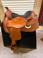 Used 18" Dale Chavez Pleasure Equitation Western Saddle