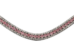 Lumiere Baby Pink Crystal Browband
