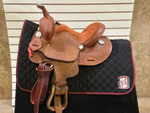 Used 13" CK Barrel Western Saddle