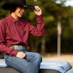Ariat® Kirby Pro Long Sleeve Shirt - Tawny Port