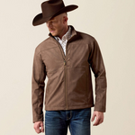 Ariat® Men's Vernon Softshell Jacket - Wren Faux Leather Print