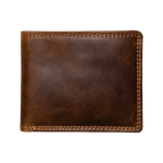 Rugged Earth Men’s Bifold Leather Wallet - Brown