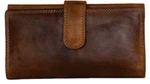Rugged Earth Leather Women's Wallet - Brown