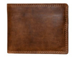 Rugged Earth Leather Men's Bifold Wallet - Brown
