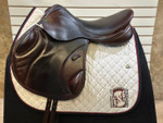 Used 18" County Solution Monoflap Close Contact Saddle MN