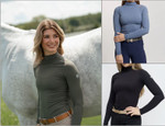 TKEQ The Chloe High Collar Technical Top