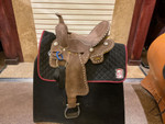 Used 14" Double T Saddlery Barrel Western Saddle