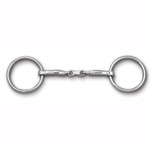 Myler Loose Ring with Stainless Steel French Link Snaffle MB 10, 5.25"
