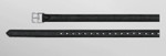 Passier Velvet Touch Stirrup Leathers - BLACK/130 cm/51"