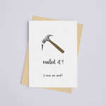 Nailed It! - Greeting Card