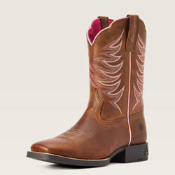 Ariat® Youth Firecatcher Western Boot - Rowdy Brown