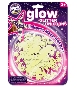 GLOW Unicorns, Moon And StarsGlow In The Dark