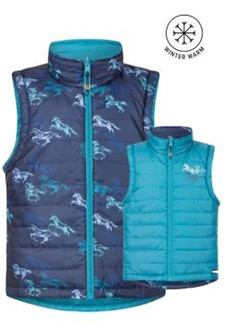 Kerrits® Youth Pony Tracks Reversible Quilted Riding Vest