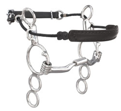 Myler Bits® 3-Ring Combination Bit with Low Port Comfort Snaffle, MB 04 - 5"