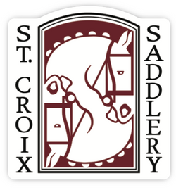 St. Croix Saddlery Logo Sticker
