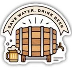 Save Water, Drink Beer - Sticker