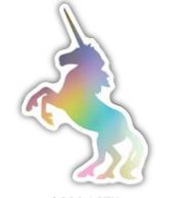 Rainbow Unicorn - Sticker