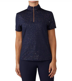 Ovation® Elegance Glitter Dot Sport Short Sleeve Shirt