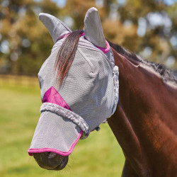 Weatherbeeta Comfitec Deluxe Durable Mesh Mask with Ear and Nose