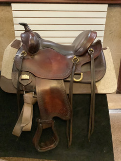 Used 16" Big Horn Trail Western Saddle