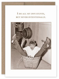 Shannon Martin Design: My Own Stunts Birthday Card