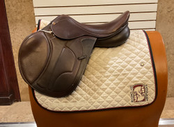 Used 17" Pessoa Vivaldi II Close Contact Saddle